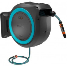 Gardena PowerRoll XL Dévidoir mural 35m, sans fil, turquoise, 18640-55