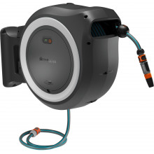 Gardena PowerRoll XXL Dévidoir mural - sans batterie 40m, 18V, blanc, 18647-55