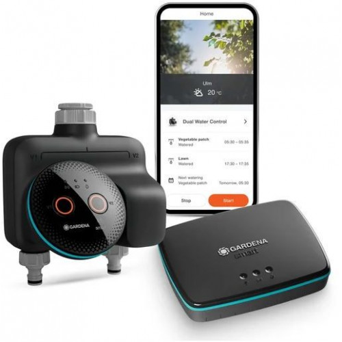 Gardena Smart Programmateur d'arrosage Dual - kit 19044-20