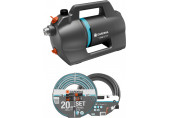 GARDENA Silent 4200 Kit Pompe d'arrosage de surface + tuyau 9055-61
