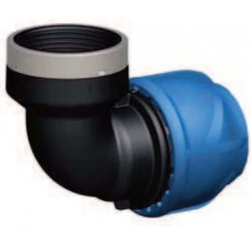 GEORG FISCHER iJOINT coude en polypropylene, 90°, 20 × 1/2", filetage intérieur 158-400-02 GEORG FISCHER iJOINT coude en polypropylene, 90°, 20 × 1/2", filetage intérieur 158-400-02