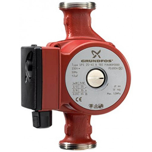 Grundfos UPS 25-60 N 180 mm 1x230V 96913085 Grundfos UPS 25-60 N 180 mm 1x230V 96913085
