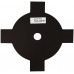 GÜDE Lame 4 dents pour débroussailleuse - 255/4Z 95142