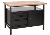 GÜDE Etabli P 1200 SLT - Black Line - 1 porte 3 tiroirs 40838