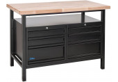 GÜDE Etabli P 1200 SS - Black Line - 6 tiroirs 40839