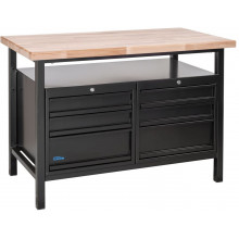 GÜDE Etabli P 1200 SS - Black Line - 6 tiroirs 40839