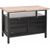 GÜDE Etabli P 1200 SS - Black Line - 6 tiroirs 40839
