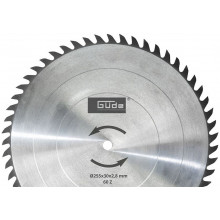 GÜDE Lame de scie 60 dents - 255 x 30 mm pour scie G55258- G55173- G55269 55263