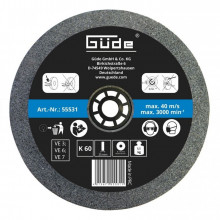 GÜDE Meule abrasive pour touret G55236 - 175 x 25 mm - grain 60 5553