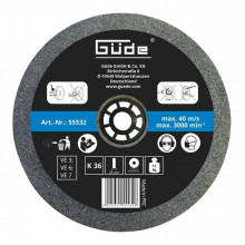 GÜDE Meule abrasive pour touret G55272 et G55237 - 200 x 25 mm - grain 36 55532
