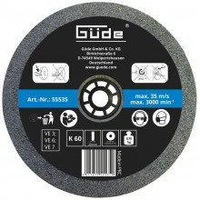 GÜDE Meule abrasive G60 pour touret G55223 - G55271 - G55235- 150 x 20 mm 55535