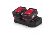 GÜDE LGAP 2-18-3040 Kit chargeur et accu 18 V (2 accus) 58560
