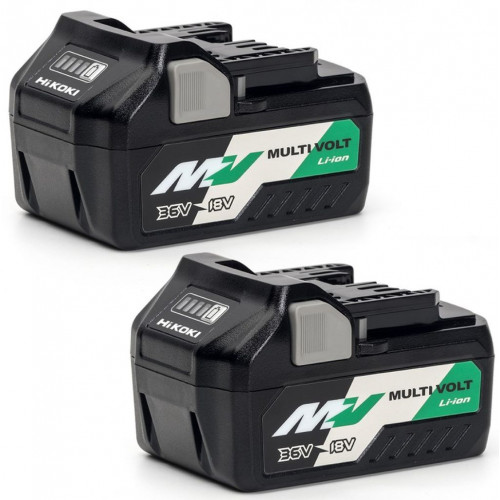 HIKOKI 380205 MultiVolt Akku 36V, 2.5Ah - 18V, 5.0Ah (2x BSL36A18)