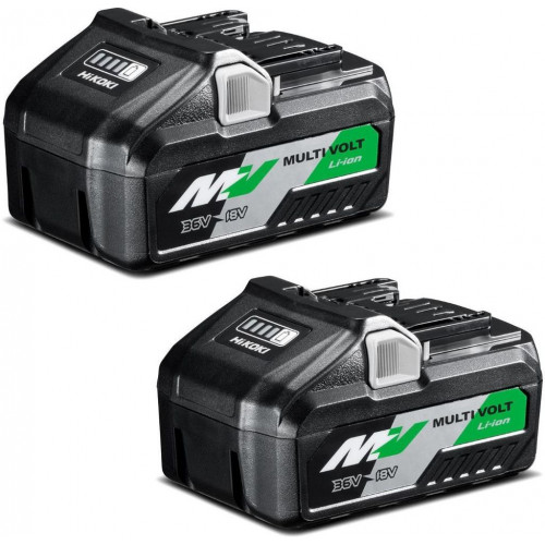 HiKOKI 375575 Multi Volt Set batterie ( 2x BSL36A18) - 36V 4.0Ah/18V 8.0Ah
