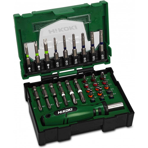 HiKOKI 40030023 Coffret d'embouts de sécurité 31 pcs