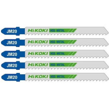 HiKOKI 750012 Lames HSS pour scie sauteuse 100,4/75x7,5x1mm, 5 pcs