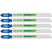 HiKOKI 750012 Lames HSS pour scie sauteuse 100,4/75x7,5x1mm, 5 pcs