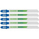 HiKOKI 750012 Lames HSS pour scie sauteuse 100,4/75x7,5x1mm, 5 pcs