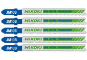 HiKOKI 750031 BIM Lame pour bois et métal pour scie sauteuse, 132/105×10×1,25 mm, 5 pieces