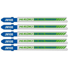 HiKOKI 750031 BIM Lame pour bois et métal pour scie sauteuse, 132/105×10×1,25 mm, 5 pieces