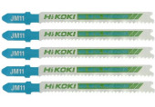 HiKOKI 750040 HSS Lame pour métal pour scie sauteuse, 91,5/65×7,5×1 mm, 5 pieces
