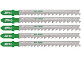 HiKOKI 750043 Lame HCS pour bois pour scie sauteuse, 100,4/75x7,2x1,25 mm, 5 pcs