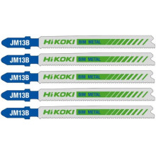 HiKOKI 750091 BIM Lame BIM pour métal pour scie sauteuse, 91,5/68x9,7x0,9 mm, 5 pcs