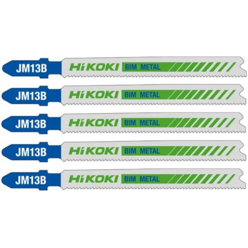 HiKOKI 750091 BIM Lame BIM pour métal pour scie sauteuse, 91,5/68x9,7x0,9 mm, 5 pcs