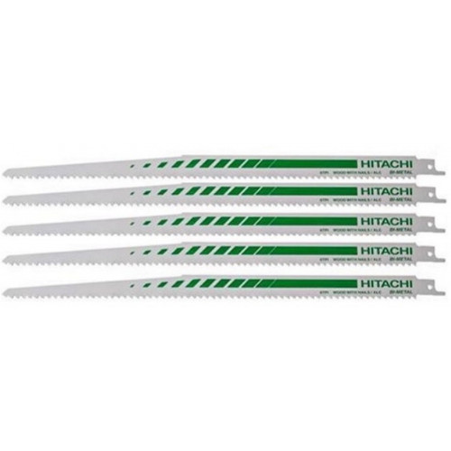 HiKOKI RW50B Lame de scie alternative pour métal+bois 305/283,5x19x1,25mm 5 pieces 752027