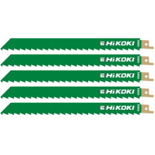 HiKOKI RW60 Lame de scie alternative pour bois 225/203,5x19x1,25mm 5 pieces 752029