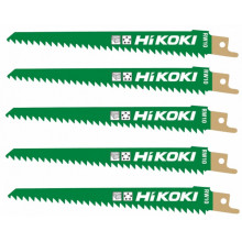HiKOKI RW10 Lame de scie alternative pour bois 150/128,5x19x1,25mm 5 pieces 752030