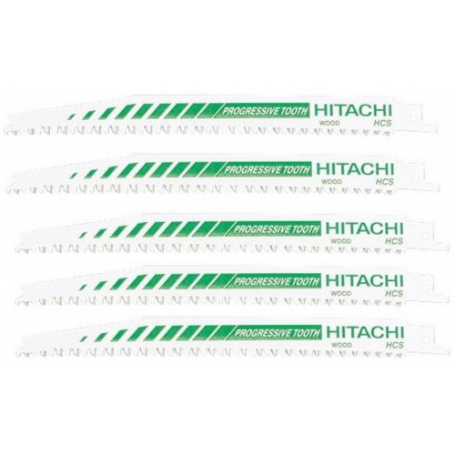 HiKOKI RPW80 Lame de scie alternative pour bois 200/178,5x19x1,25mm 5 pieces 752033