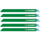 HiKOKI RD40B Lame de scie alternative pour métal+bois 225/203,5x19x0,9mm, 5 pieces 75204