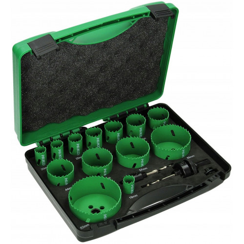 HiKOKI 4101076 Jeu de scies cloches Combiset No. 2 BI-métal 16 pieces