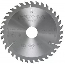 HiKOKI 752417 Lame de scie pour bois 165×20/30×1,6 mm, 36 dents