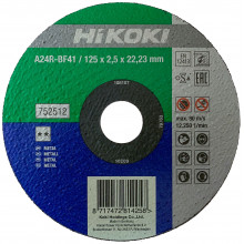 HiKOKI 752512 Disque a tronçonner 125x22,23x2,5mm