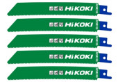 HiKOKI 752676 Lames de scie sabre, 150/128,5x19,0x0,9mm, 5 pieces