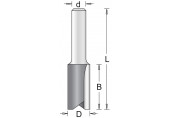 HiKOKI 754001 Fraises a rainurer avec 2 tranchants 3x11x51mm tige 6 mm 1 piece