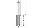 HiKOKI 754135 Fraises a rainurer avec 2 tranchants 12x25x66mm tige 12mm 1 piece