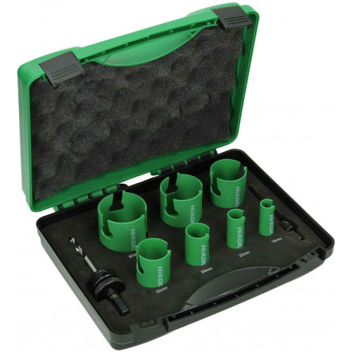 HiKOKI 754251 HM/TC coffret de scies-cloches 7 pieces