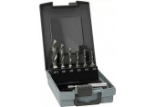 HIKOKI 780139 HSS-G DIN 335C Jeu de forets combinés 1/4"