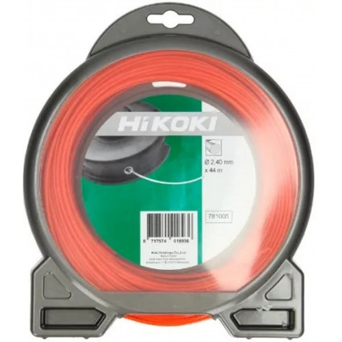 HiKOKI 781004 fil nylon pour débroussailleuses 15 m x 2,4 mm