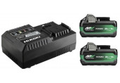 HiKOKI UC18YSL3WJZ BoosterPack Multi-Volt (2 x 8Ah)18V-4Ah, 36V chargeur UC18YSL3