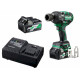 HiKOKI WR36DEWRZ Clé a chocs a batterie Multivolt 1/2" (2x 2,5Ah/36V) Hitbox