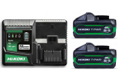 HiKOKI UC36YSL2WAZ Booster pack 2x 4.0Ah/18V 8.0Ah Li-Ion Multivolt + Chargeur rapide