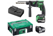 HiKOKI DH18DPBWPZ Marteau perforateur sans fil SDS-Plus (18V/2x 5,0Ah/1,3J) Coffret