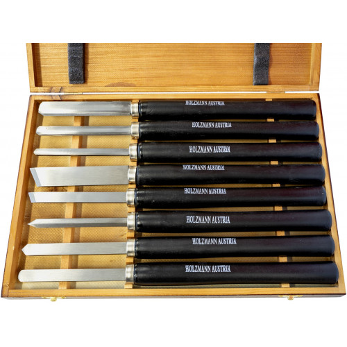 Holzmann Ciseaux de tournage (8 pieces) H8TLG