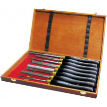 Holzmann Coffret de 8 gouges haute qualité HSS H8TLGN