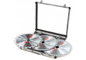 Holzmann Set de 3 lames TCT en coffret alu KSB254SET