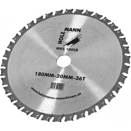 Holzmann Lame de scie circulaire TCT 180x1,9/1,6x20xZ36 MKS180SB
